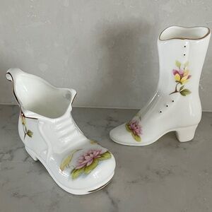 Miniature Bone China Shoe and Boot